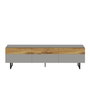 Hanah Home Soporte de TV Gris y Roble